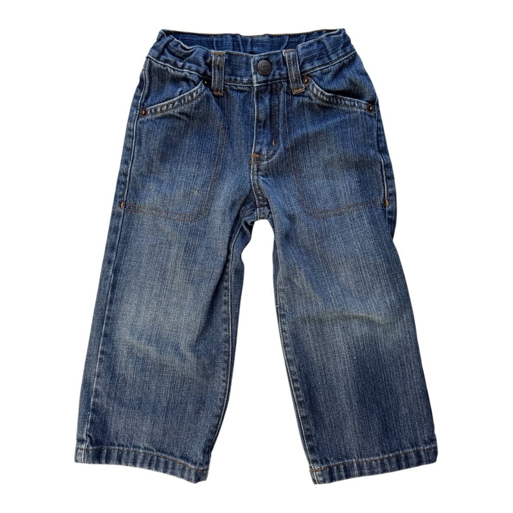 Janie and Jack Blue Adjustable Waist Jean Size 3T